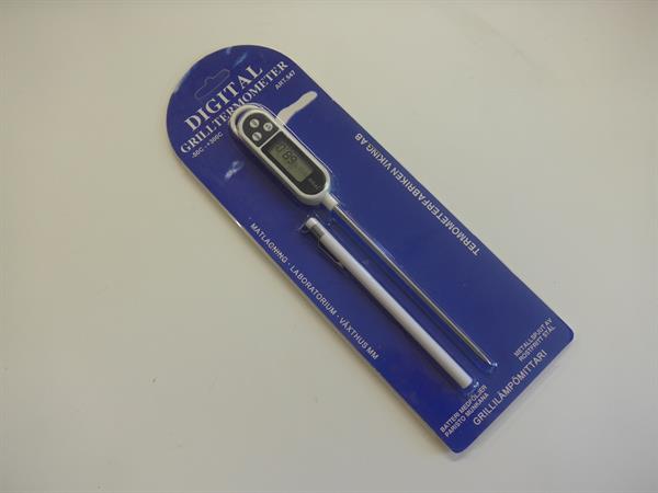 Elektroniskt digitalt termometer i pennformat med hylsa, -50/+300 C, Viking
